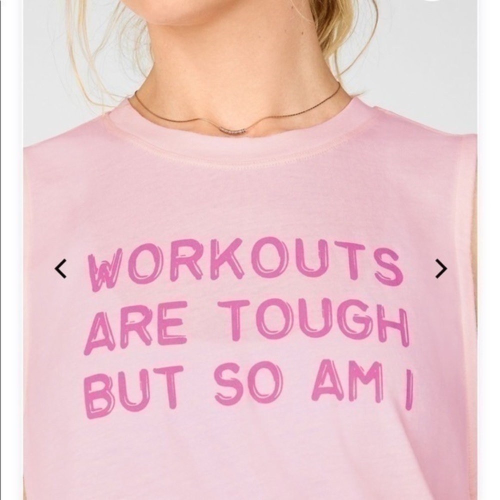Fabletics Pink Workout Tank Size Small - Picture 5 of 11